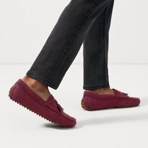 Rothy’s Merino Wool Tassel Driving Loafer in Merlot Men’s Size‎ 9.5